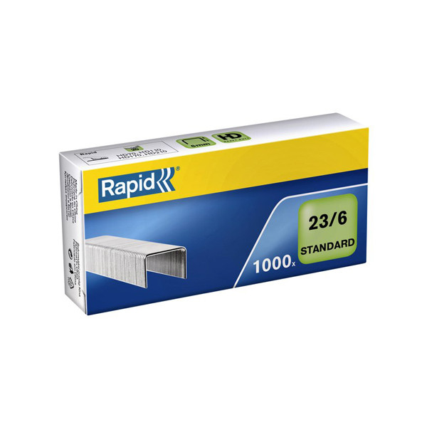 Rapid 23/6 standard galvanised staples (1000-pack) 24869100 202044 - 1