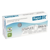 Rapid RK8 (B8) standard staples (5000-pack)