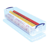 Really Useful Box transparent storage box, 22 litres UB22L 200415