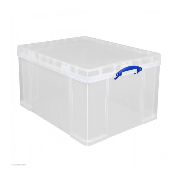 Really Useful transparent plastic storage box, 84 litres  426291 - 1