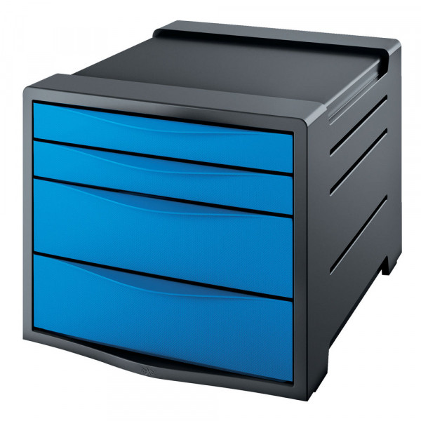 Rexel Choices blue drawer unit (4 drawers) 2115611 208242 - 1