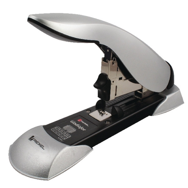 Rexel Gladiator black heavy duty stapler RX10623 208156 - 1