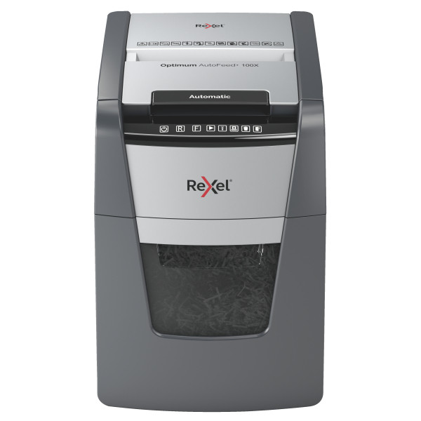 Rexel Optimum Auto+ 100X cross-cut paper shredder 2020100XEU 208223 - 1