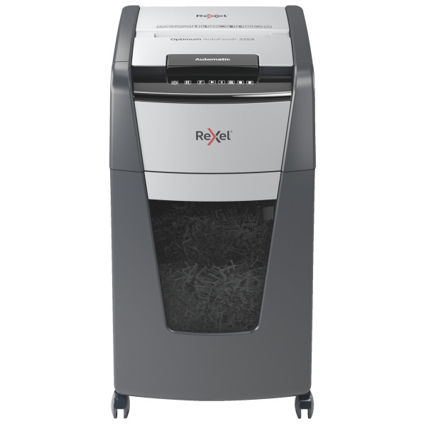 Rexel Optimum Auto+ 225X cross-cut paper shredder 2020225XEU 208224 - 1