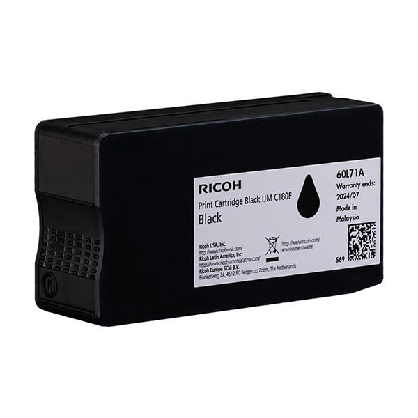 Ricoh 408517 black ink cartridge (original Ricoh) 408517 067268 - 1