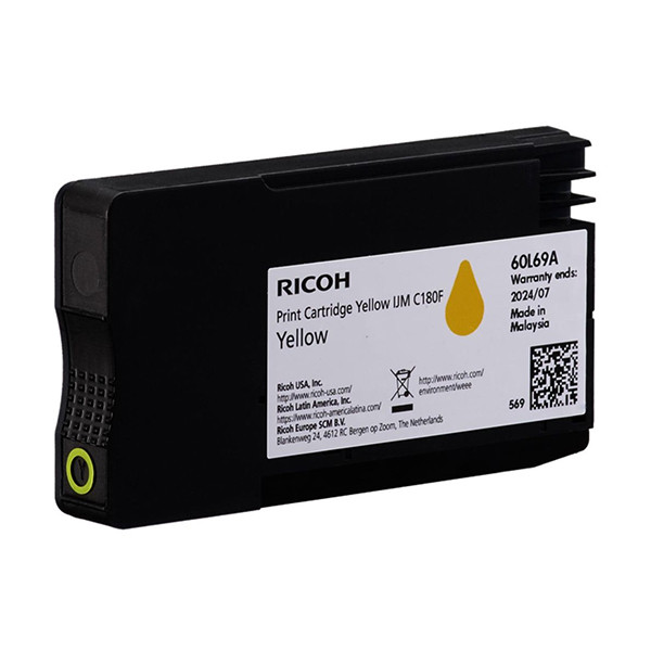 Ricoh 408520 yellow ink cartridge (original Ricoh) 408520 067274 - 1