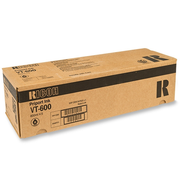 Ricoh 817101 black ink cartridge 5-pack (original) 817101 074790 - 1