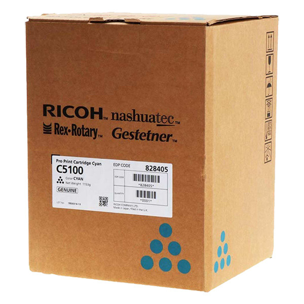 Ricoh 828228 cyan toner (original) 828228 073530 - 1