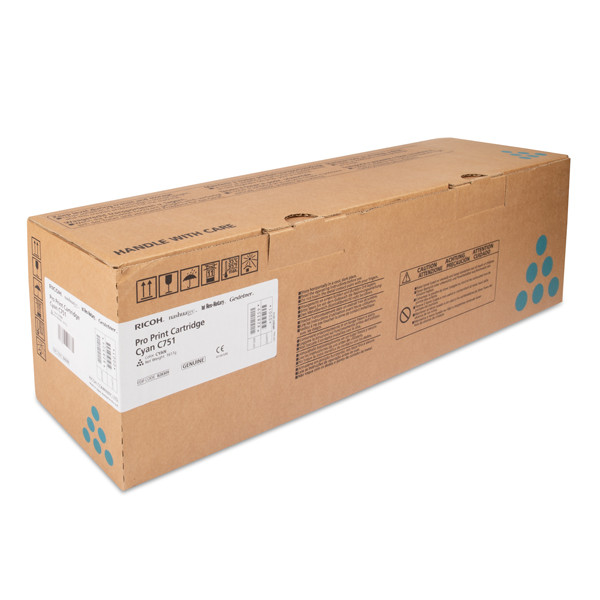 Ricoh C751 (828164) cyan toner (original) 828212 073748 - 1