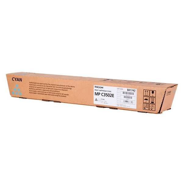 Ricoh MP C3502E cyan toner (original Ricoh) 841654 841742 842019 073826 - 1