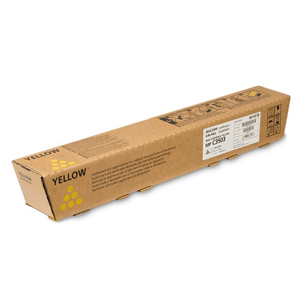 Ricoh MP C3503 yellow toner (original Ricoh) 841818 073686 - 1