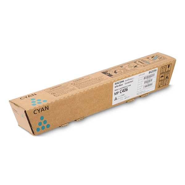 Ricoh MP C406 (842096) cyan toner (original Ricoh) 842096 067052 - 1