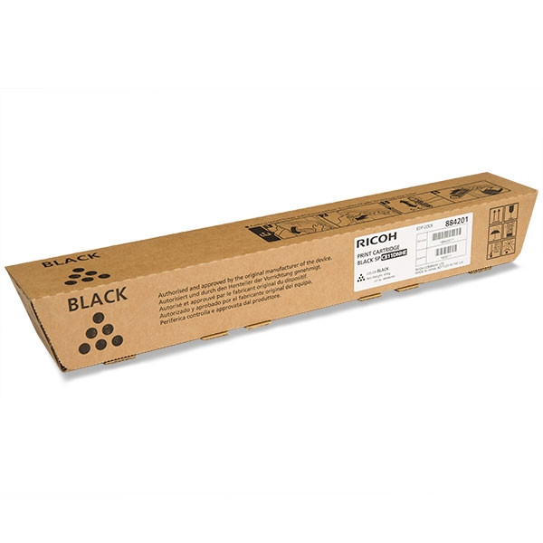 Ricoh SP-C811DN black toner (original) 820001 821217 884201 884205 074854 - 1