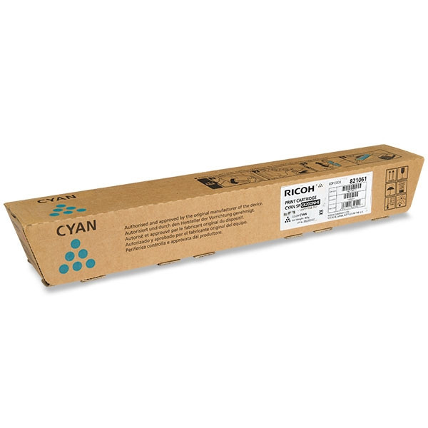 Ricoh SP-C820DNHE (821061) cyan toner (original) 820119 821061 073966 - 1