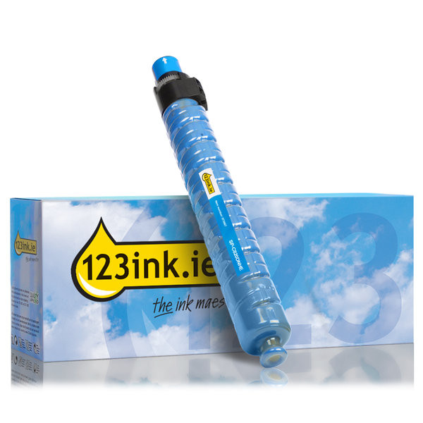 Ricoh SP-C820DNHE cyan toner (123ink version) 821061C 073967 - 1