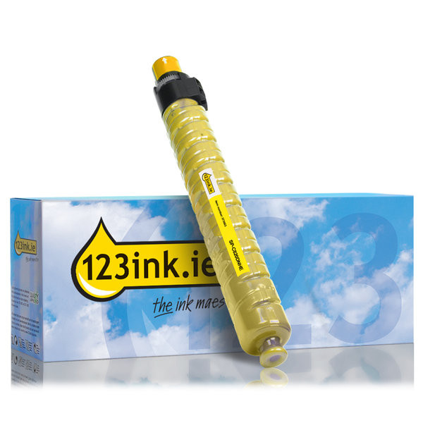 Ricoh SP-C820DNHE yellow toner (123ink version) 821059C 073963 - 1