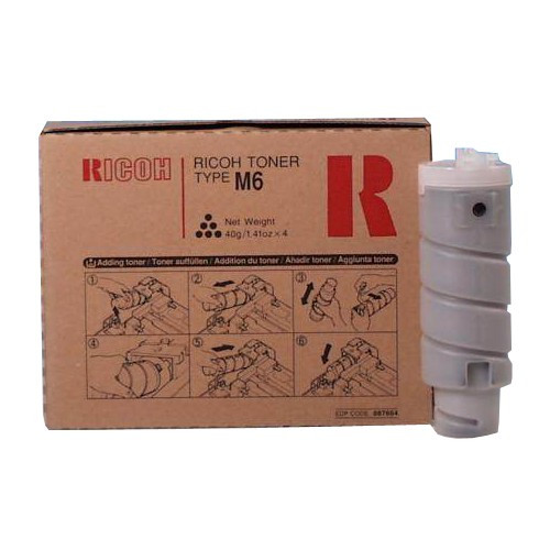 Ricoh type M6 black toner (original) 887664 074288 - 1