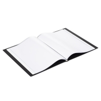 Rillstab black A4 hard cover display folder (12-pages) 99314 068104