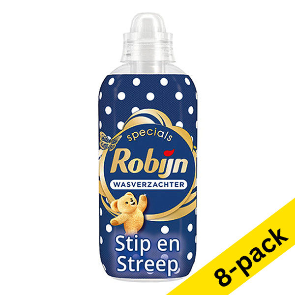 Robijn Dot and Stripes fabric softener, 825ml (33 washes) (8-pack)  SRO05159 - 1