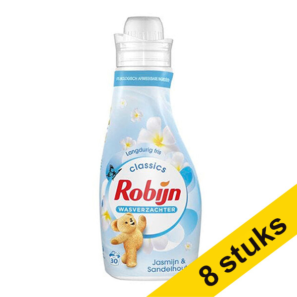 Robijn Jasmine & Sandalwood fabric softener, 750ml (30 washes) (8-pack)  SRO05086 - 1