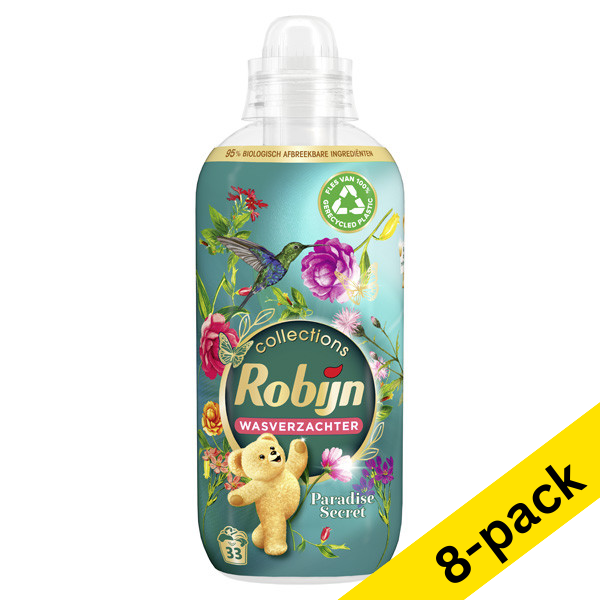 Robijn Secret Paradise fabric softener, 825ml (33 washes) (8-pack)  SRO05149 - 1