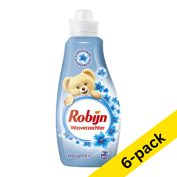Robijn morning fresh fabric softener, 1.5 litres (60 washes) (6-pack) SRO00213 Robijn morning fresh fabric softener, 1.5 litres (60 washes) (6-pack) SRO00213 - 1