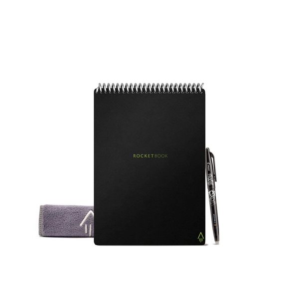 Rocketbook Flip black A4 reusable notebook, 32 sheets FLP-L-K-A 224592 - 1