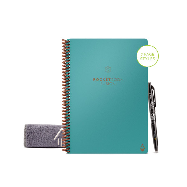 Rocketbook Fusion light blue A5 reusable notebook/planner, 42 sheets EVRF-E-RC-CCE-FR 224590 - 1