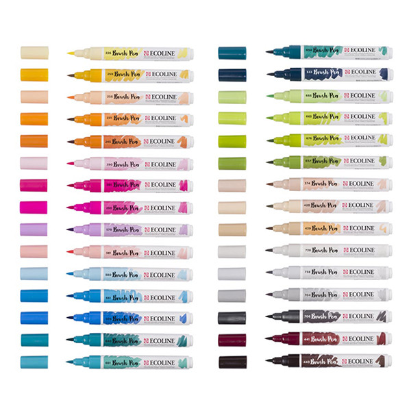 Royal Talens Talens Ecoline additional colours brush pens (30-pack) 1509026 407277 - 2