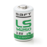 Saft LS14250 / 1/2 AA battery (3.6V, 1200mAh, Li-SOCl2) ASA01545 Saft LS14250 / 1/2 AA battery (3.6V, 1200mAh, Li-SOCl2) ASA01545