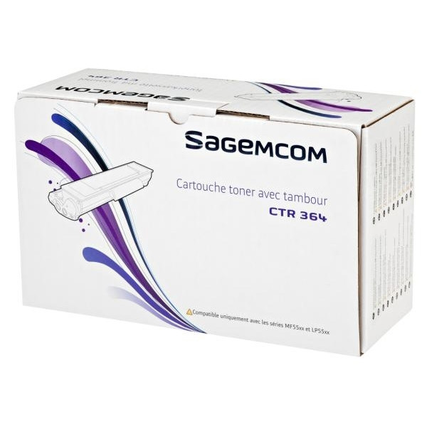 Sagem CTR 364 black toner (original Sagem) 253335663 045036 - 1