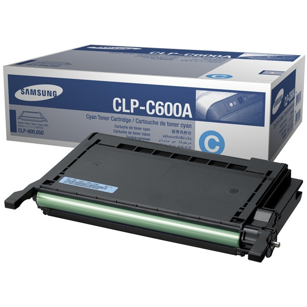 Samsung CLP-C600A cyan toner (original) CLP-C600A/ELS 033505 - 1