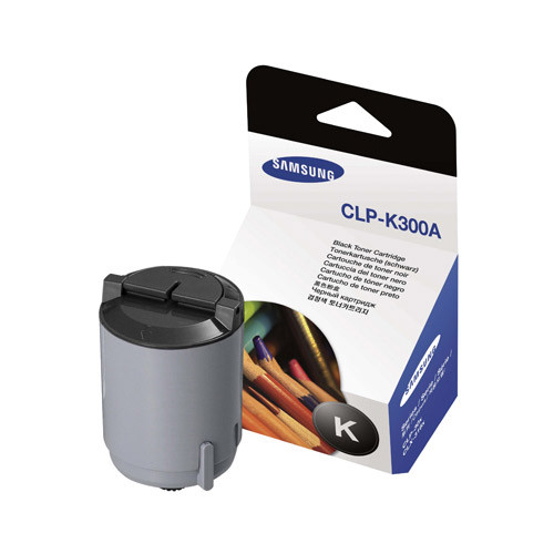 Samsung CLP-K300A black toner (original Samsung) CLP-K300A/ELS 033470 - 1