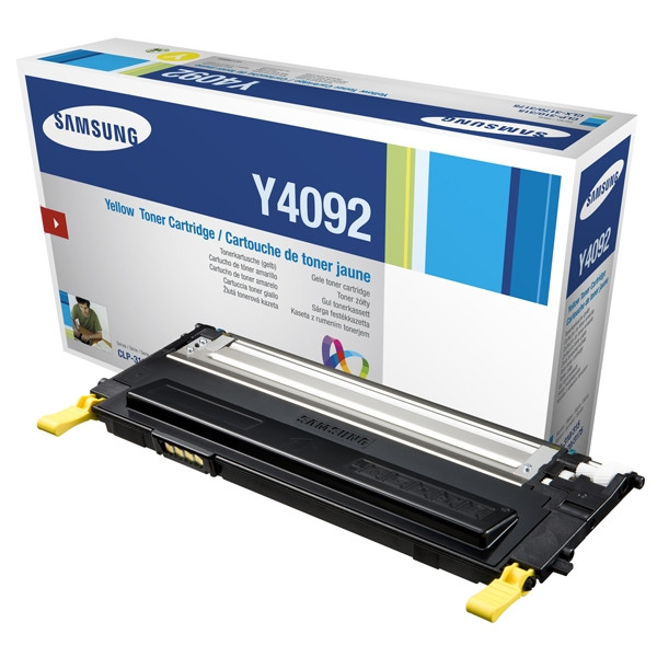 Samsung CLT-Y4092S (SU482A) yellow toner (original Samsung) CLT-Y4092S/ELS 033632 - 1