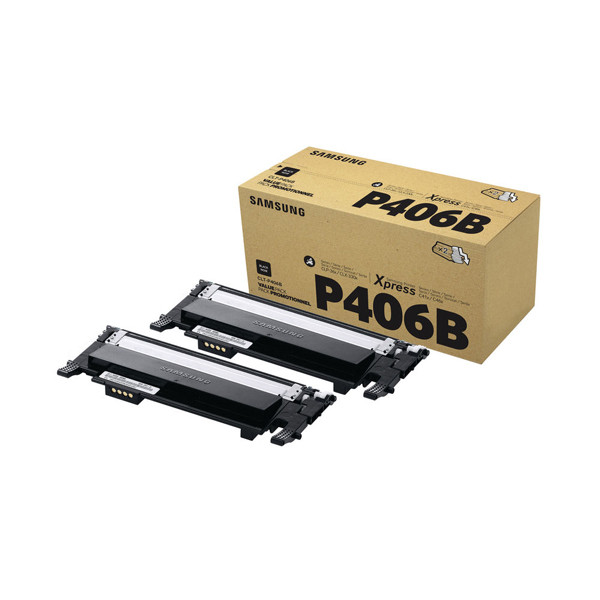 Samsung SU374A (CLT-P406B) black toner 2-pack (original Samsung) SU374A 092958 - 1