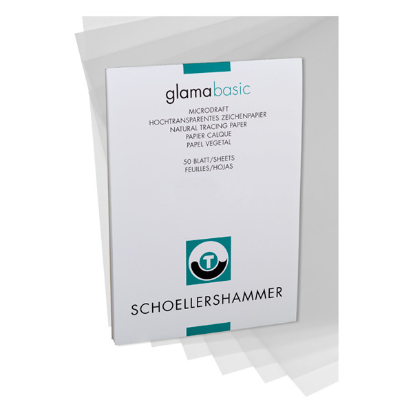 Schoellershammer transparent A4 tracing paper, 60 grams (50 sheets) S870413 226952 - 1