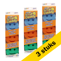Scrub Daddy coloured sponges (3 x 3-pack)