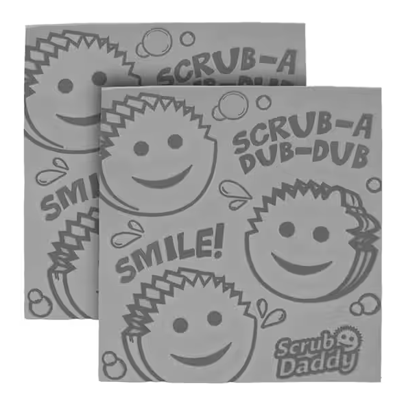 Scrub Daddy grey damp duster towel (2-pack)  SSC01063 - 2