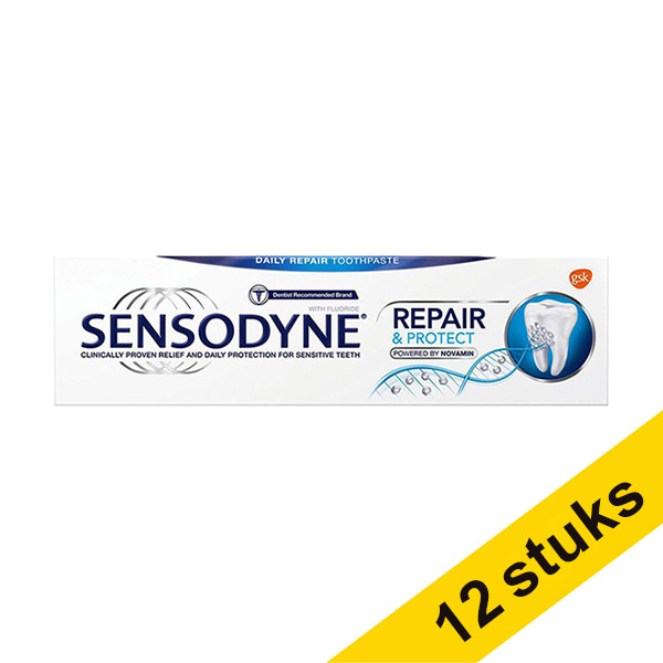 Sensodyne Repair & Protect extra fresh toothpaste, 75ml (12-pack)  SSE05026 - 1