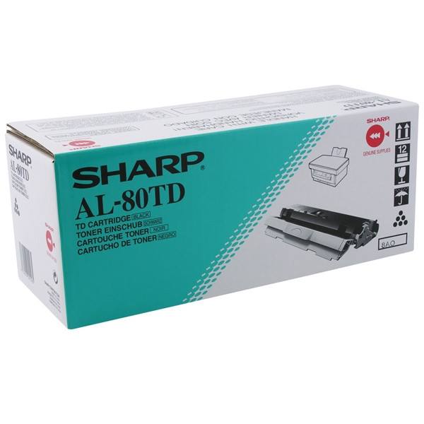 Sharp AL-80TD black toner (original Sharp) AL80TD 082050 - 1