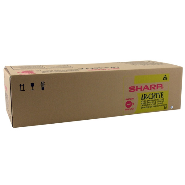 Sharp AR-C26TYE yellow toner (original Sharp) AR-C26TYE 082110 - 1