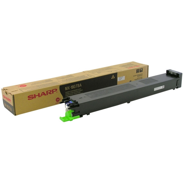 Sharp MX-18GTBA black toner (original Sharp) MX18GTBA 082200 - 1