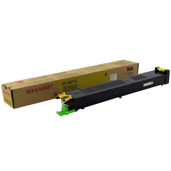 Sharp MX-18GTYA yellow toner (original Sharp) MX18GTYA 082206 - 1