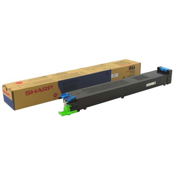 Sharp MX-27GTCA cyan toner (original Sharp) MX27GTCA 082124 - 1