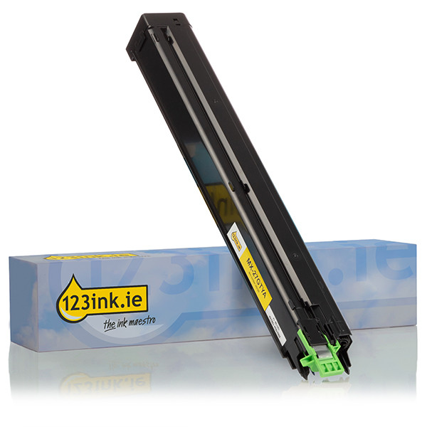 Sharp MX-27GTYA yellow toner (123ink version) MX27GTYAC 082129 - 1