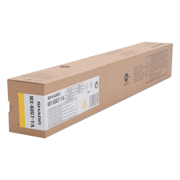 Sharp MX-60GTYA yellow toner (original Sharp) MX60GTYA 082802 - 1