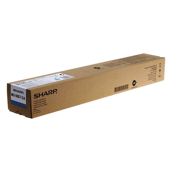 Sharp MX-61GTCA cyan toner (original Sharp) MX61GTCA 082916 - 1