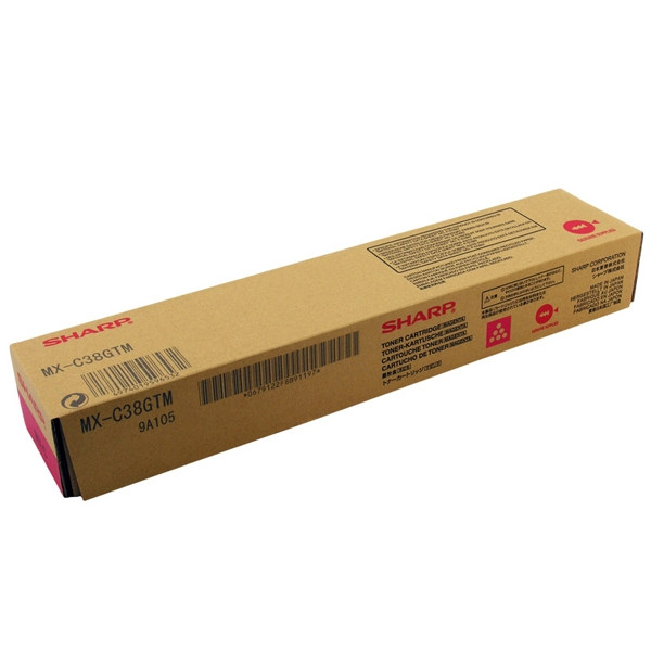 Sharp MX-C38GTM magenta toner (original) MXC38GTM 082222 - 1