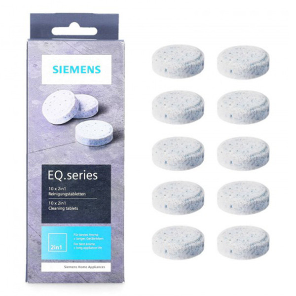 Siemens EQ cleaning tablets for coffee machines (10-pack) E-0546 SSI06007 - 1