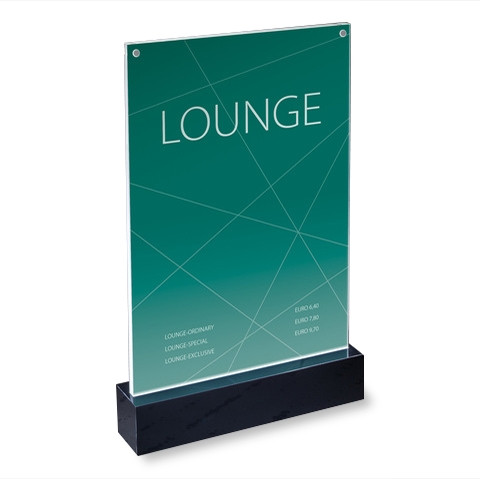 Sigel A4 brochure holder with LED lighting SI-TA420 208636 - 1